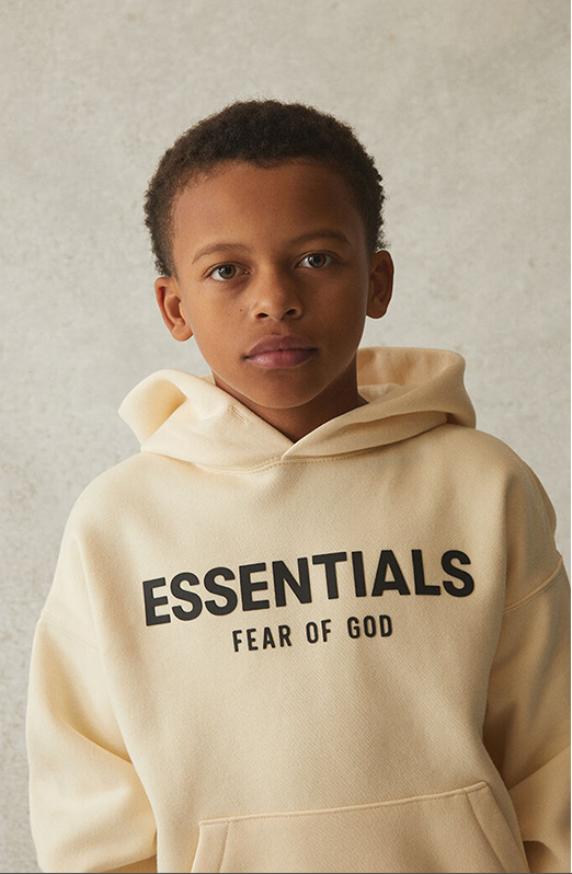 Fear of god buttercream hoodie hotsell