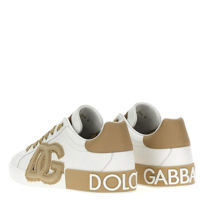 Dolce & gabbana 'portofino' sneakers white/beige