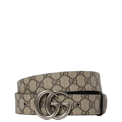 Gucci Reversible GG Monogram Calfskin Belt for Men - Iconic Designer Style
