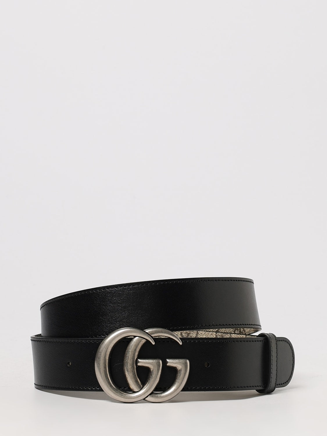 Gucci Reversible GG Monogram Calfskin Belt for Men - Iconic Designer Style