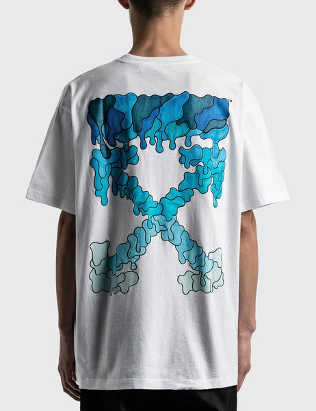 OFF-WHITE BLUE MARKER OVERSIZED T-SHIRT WHITE – Royal Culture