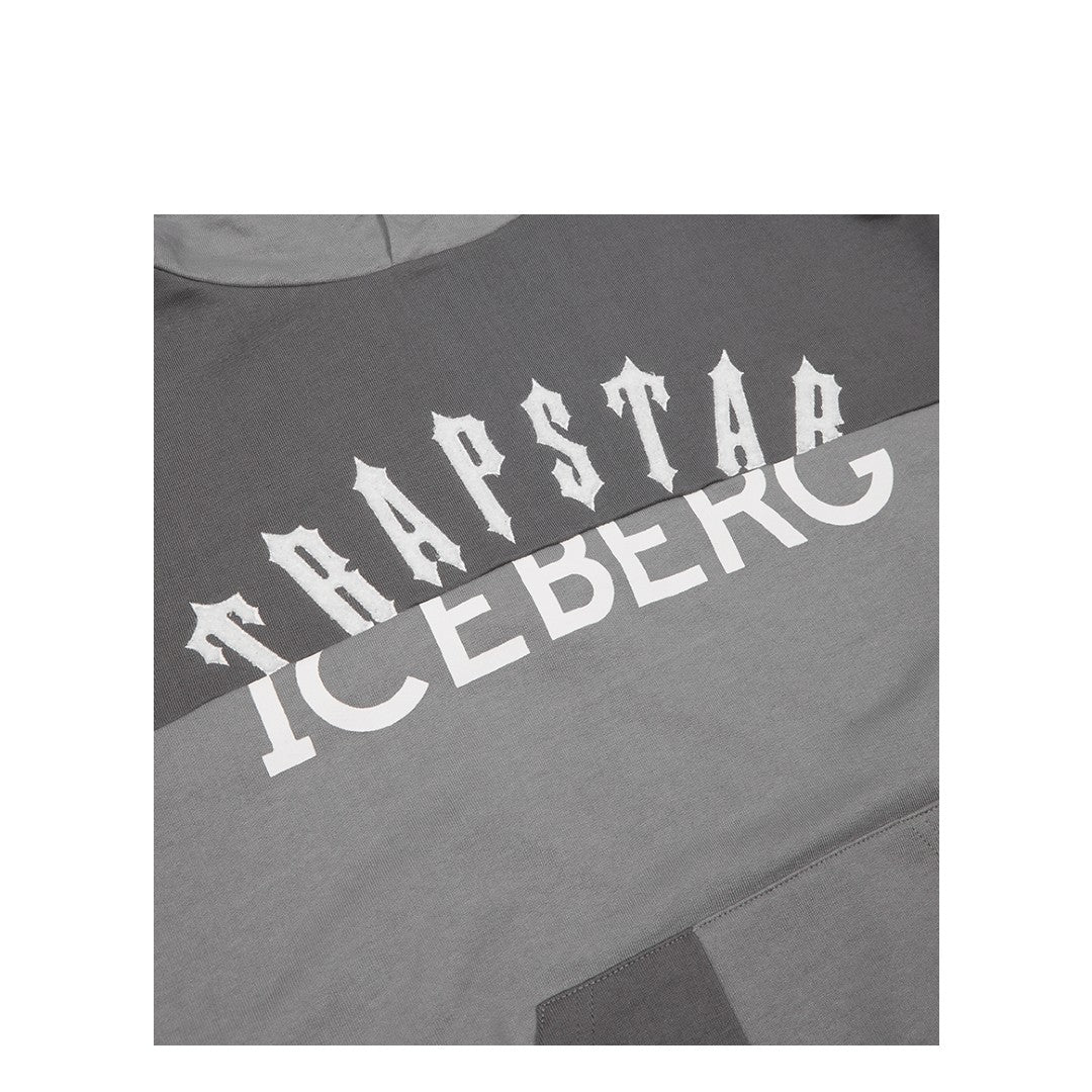 Trapstar x Iceberg Deconstructed Two Logo Hoodie