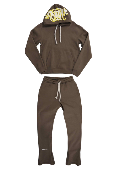 Synaworld 'Syna Logo' Tracksuit - Brown