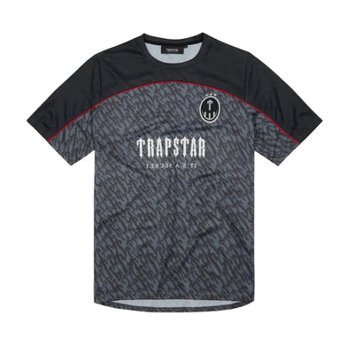Trapstar T Football Jersey Grey Red Monogram Sportwear
