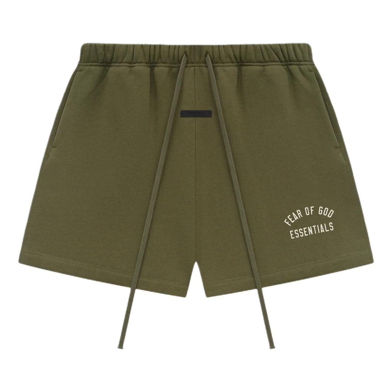 Fear of God Essentials Fleece Soccer Short Military