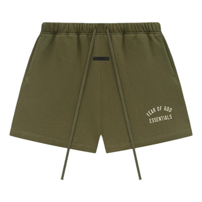 Fear of God Essentials Fleece Soccer Short Military