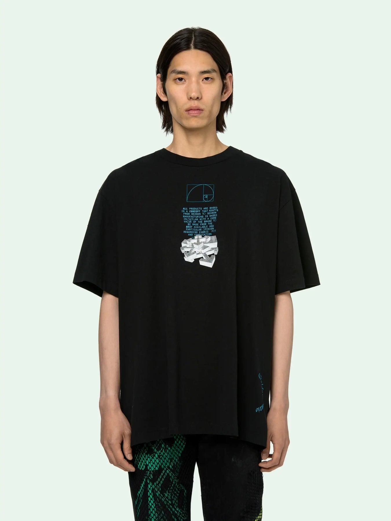 OFF-WHITE DRIPPING ARROWS S/S OVER T-SHIRT BLACK – Royal Culture