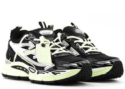 OFF-WHITE Be Right Back Sneakers Black/Lime