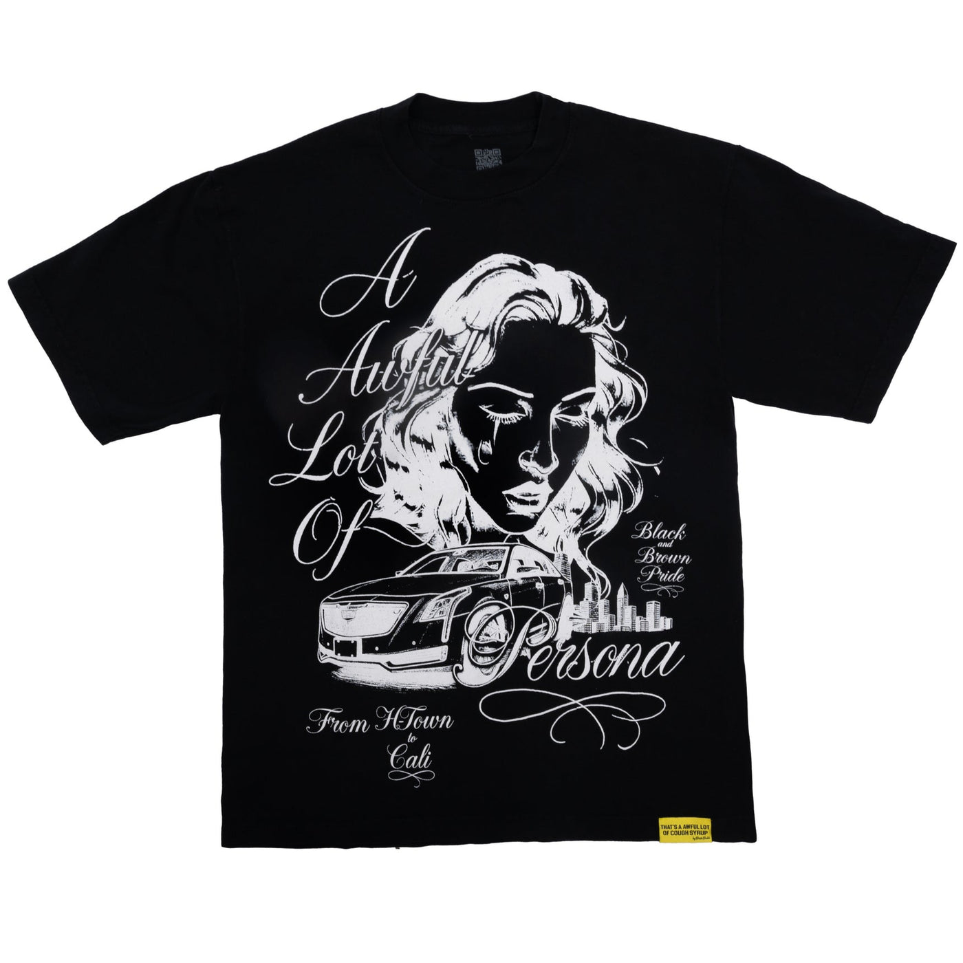 THATS A AWFUL LOT OF COUGH SYRUP HTOWN TO CALI TEE