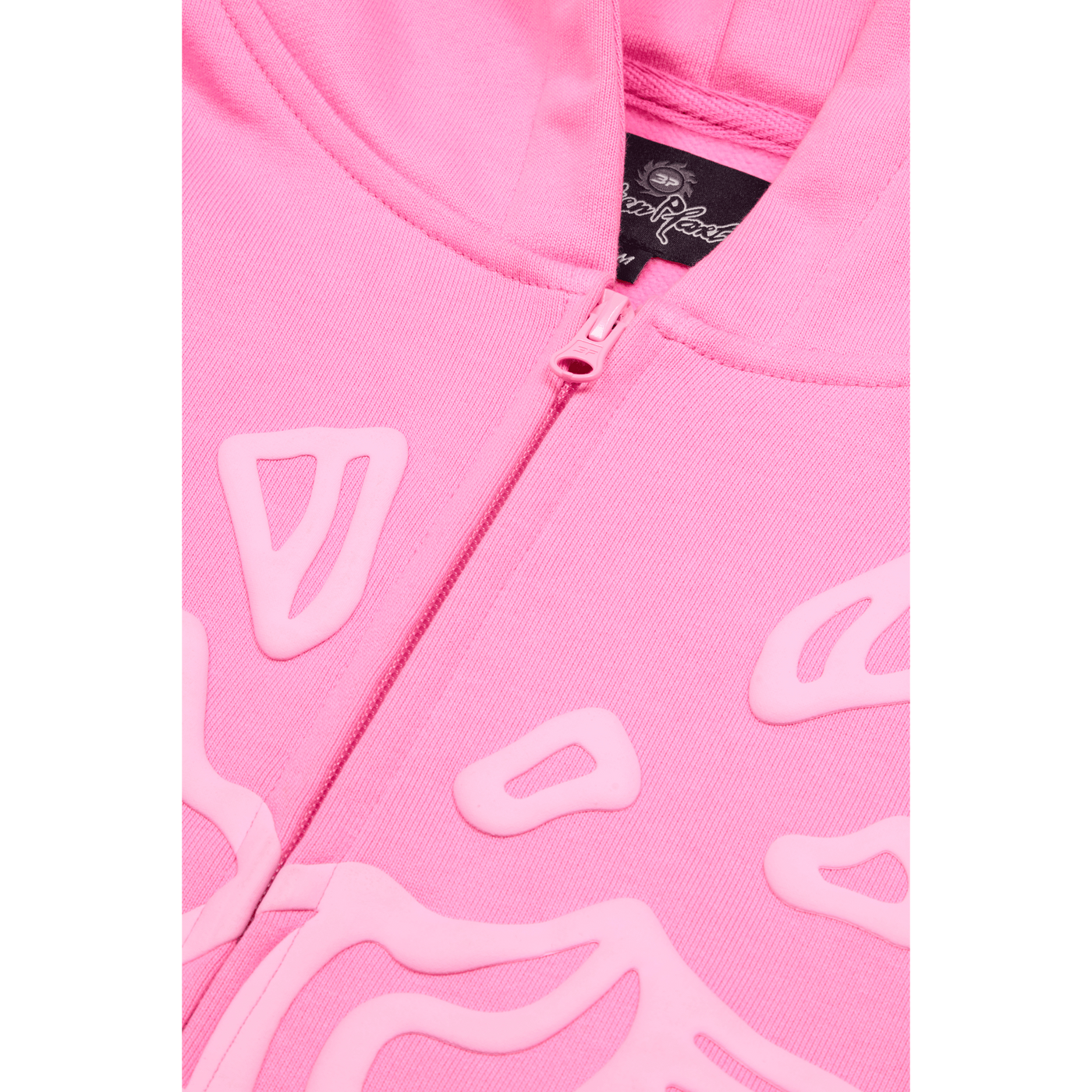 BROKEN PLANET CANDY PINK ZIP UP HOODIE