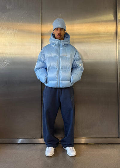 Broken Planet Sky Blue Lightweight Insulated Puffer Jacket
