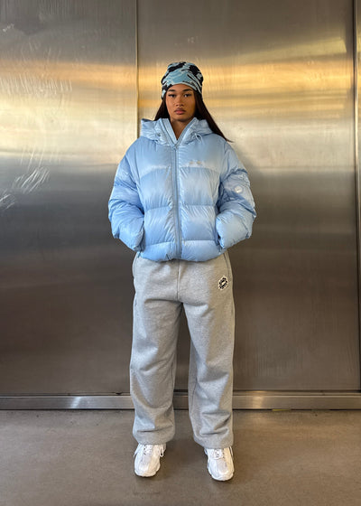 Broken Planet Sky Blue Lightweight Insulated Puffer Jacket