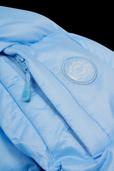 Broken Planet Sky Blue Lightweight Insulated Puffer Jacket