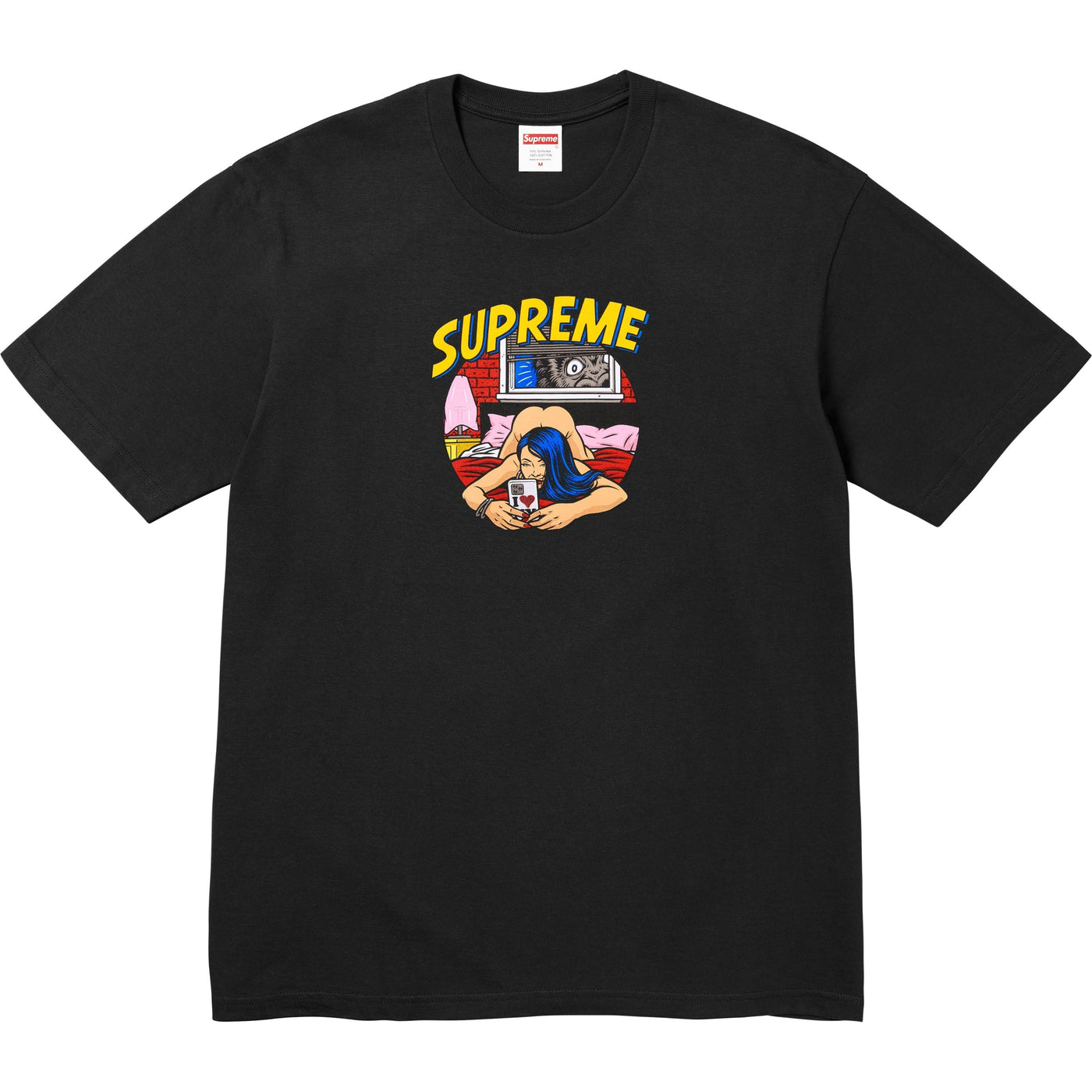 Supreme Black Bedroom Tee