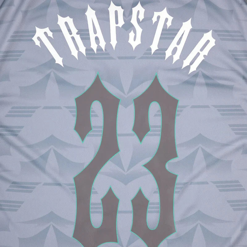 Trapstar Irongate Football Jersey Oversized Fit Cashmere Blue/Teal 2023