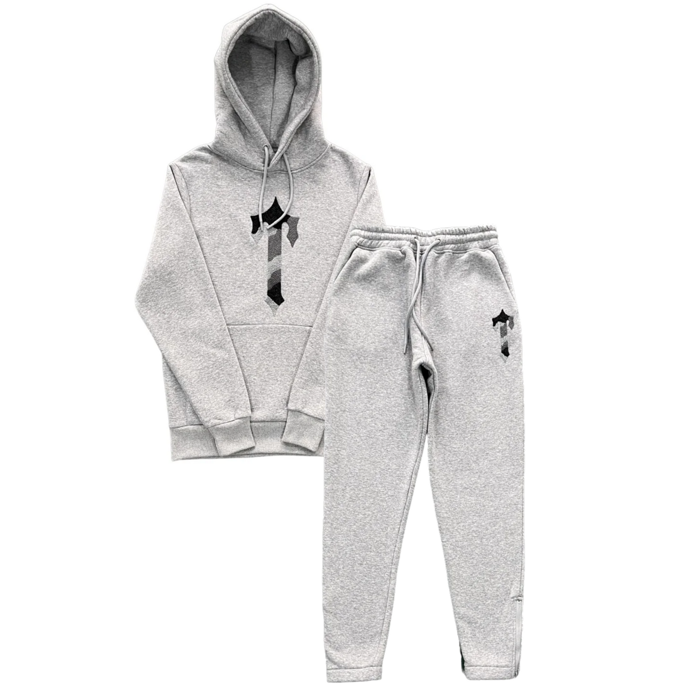 Trapstar T word gray tracksuit