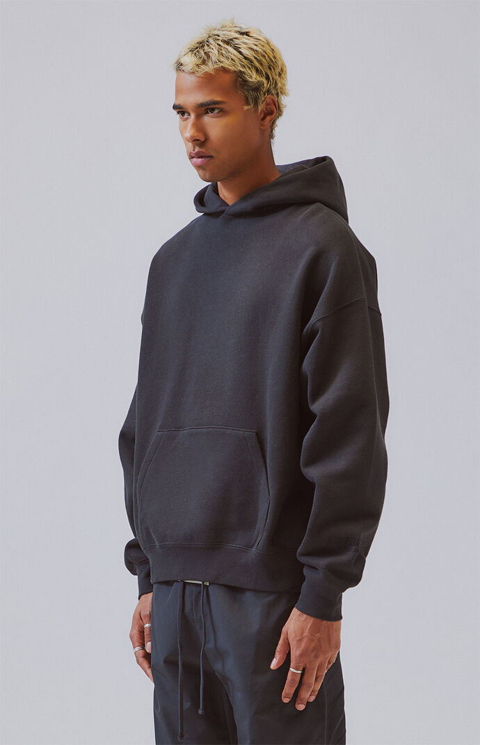 FEAR OF GOD ESSENTIALS BLACK REFLECTIVE 3M HOODIE Royal Culture