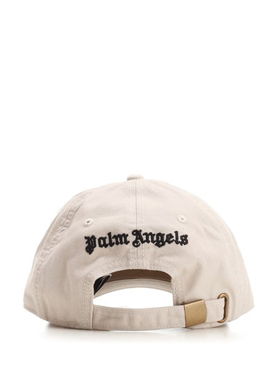 Palm Angels Beige cap with logo
