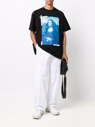 Off-white Mona Lisa Oversized T-shirt Black