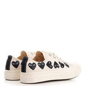 COMME DES GARCONS PLAY Ivory "Chuck 70" low sneakers