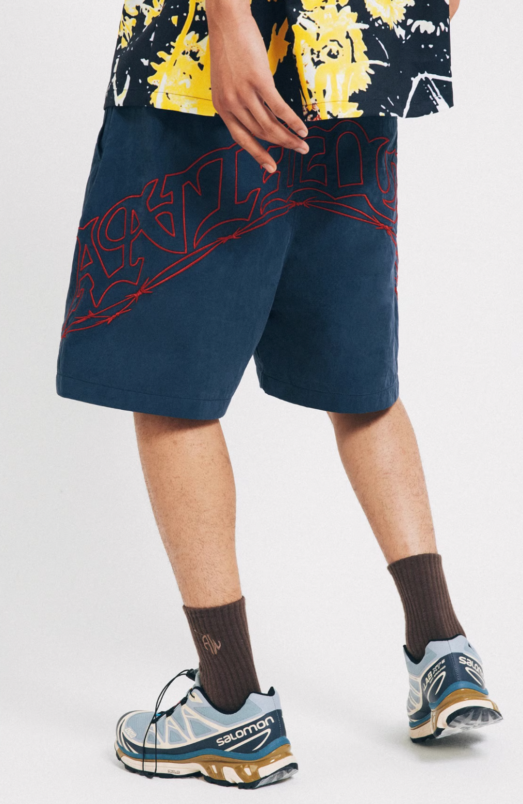 ANTIDOTE Embroidered Big Logo Shorts