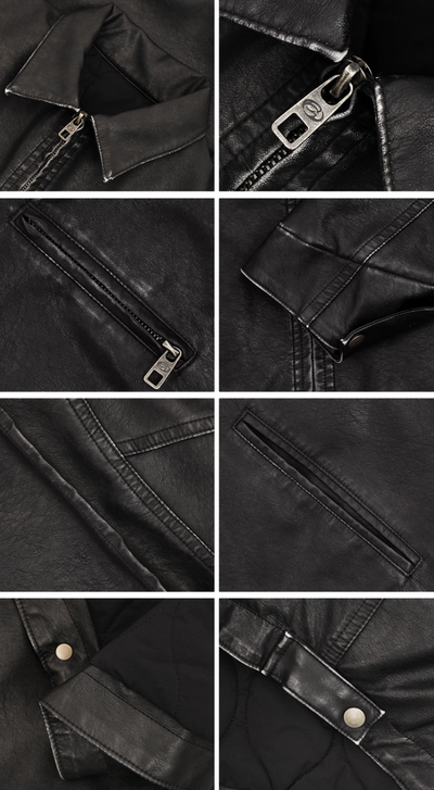 ANTIDOTE Distressed Leather Detroit Leather Jacket
