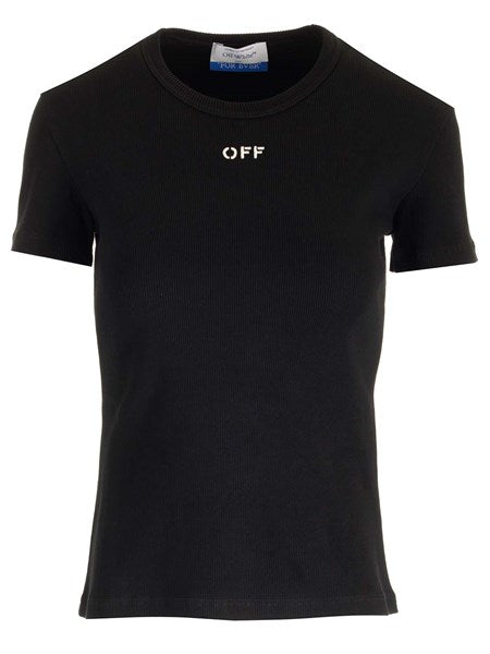 Off-white Black t-shirt with logo