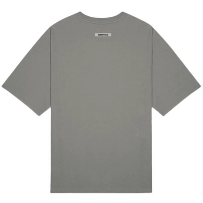 FEAR OF GOD ESSENTIALS T-SHIRT, 3D Silicon Applique Boxy, Charcoal