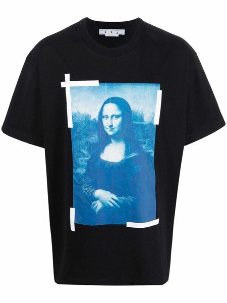 Off-white Mona Lisa Oversized T-shirt Black