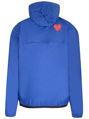 COMME DES GARCONS PLAY half-zip jacket blue