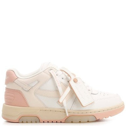 Off-white "out of office" sneakers white/pink