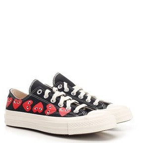 COMME DES GARCONS PLAY Black "Chuck 70" low sneakers