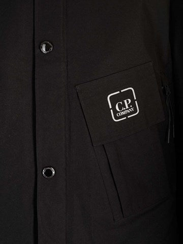 Cp Company Men's "metropolis series" high-neck jacket in black