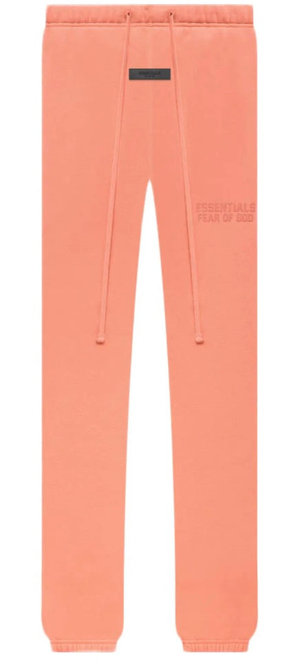 FEAR OF GOD ESSENTIALS SWEAT PANTS CORAL 'FW22'
