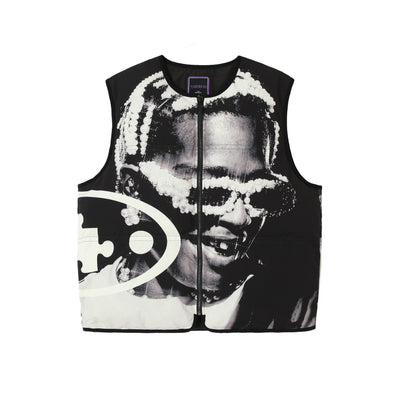 YADcrew Tribute Rocky Portrait Digital Print Vest