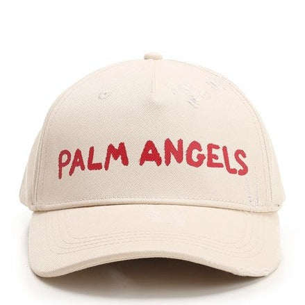 Palm Angels Baseball cap beige/red