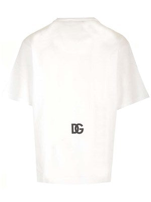 DOLCE & GABBANA white T-shirt over