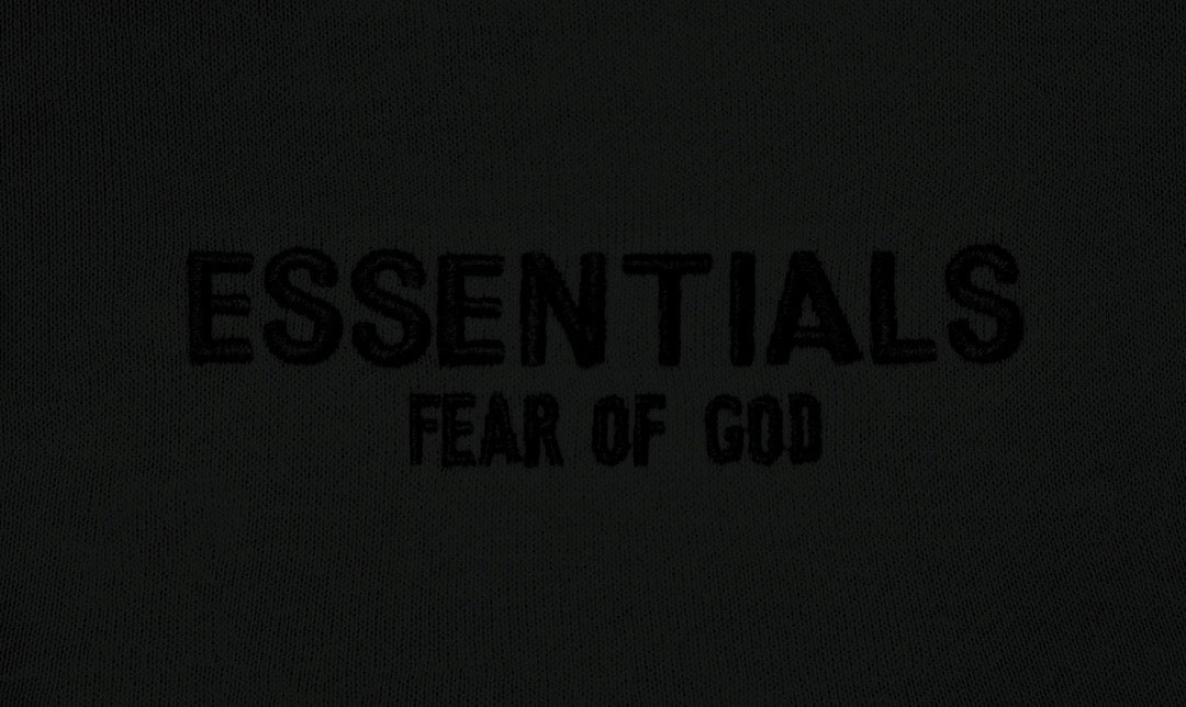 FEAR OF GOD ESSENTIALS BLACK REFLECTIVE 3M HOODIE