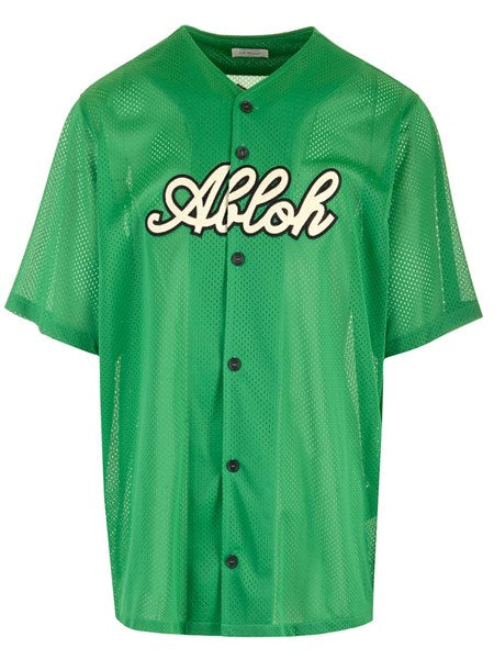 Off-white Baseball jacket green abloh