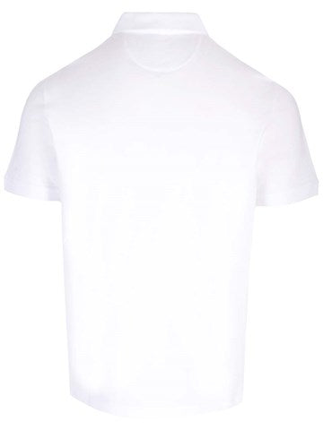 Valentino Garavani White cotton polo shirt