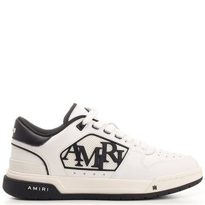 Amiri Low leather sneakers black/white