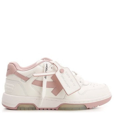 Off-white White/pink "out of office" sneakers