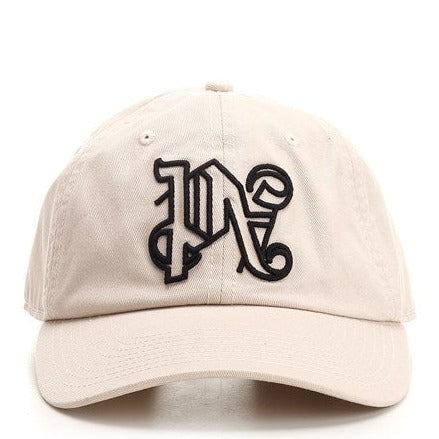 Palm Angels Beige cap with logo