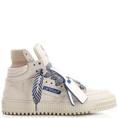 Off-white "off court 3.0" high-top sneakers beige/blue