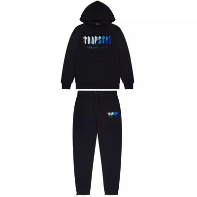 Trapstar London Chenille Decoded Hoodie Tracksuit - Black Ice Flavours 2.0 Edition