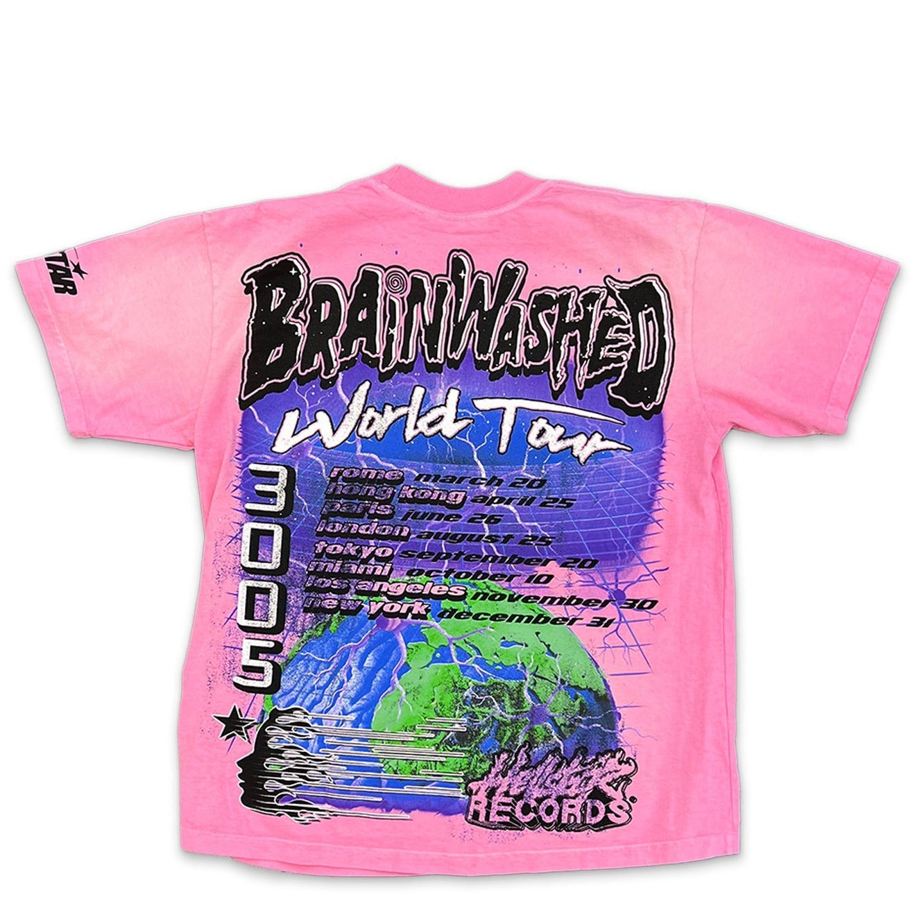 HellStar Brainwashed World Tour Tee "Pink"