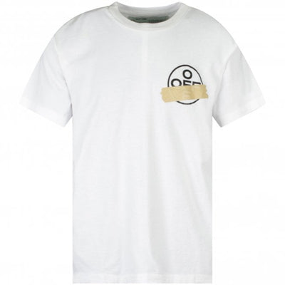 Off-White White Tape Arrow Print T-Shirt