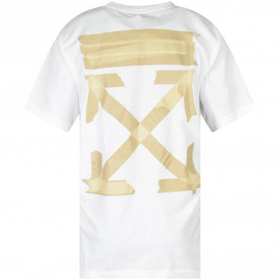 Off-White White Tape Arrow Print T-Shirt