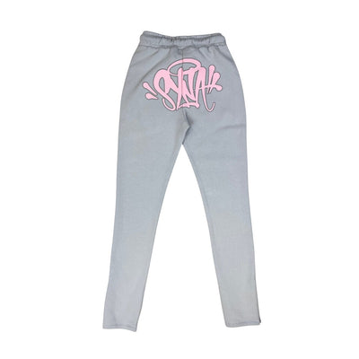 SYNA WORLD LOGO TRACKSUIT GREY / PINK BY CENTRAL CEE